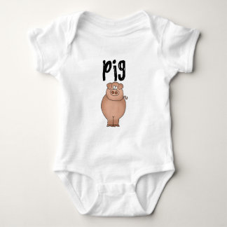 Camiseta e presentes do animal de fazenda do porco