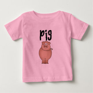 Camiseta e presentes do animal de fazenda do porco