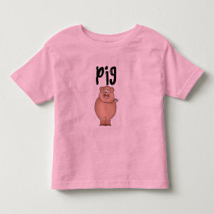 Camiseta e presentes do animal de fazenda do porco