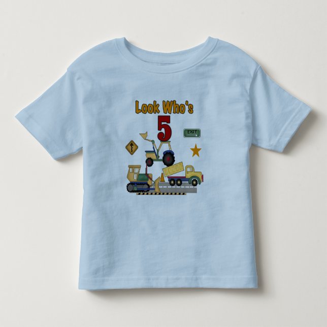 Camiseta e presentes do aniversário da construção (Frente)