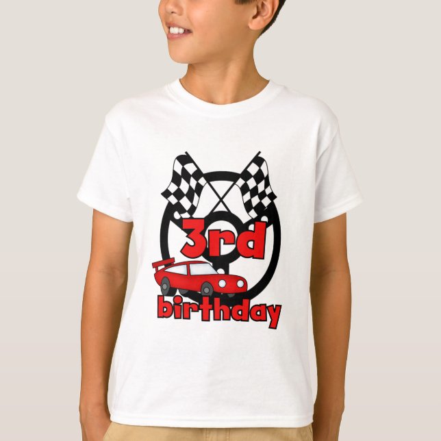 Camiseta e presentes do aniversário de 3 anos das (Frente)