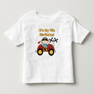 Camiseta e presentes do aniversário do carro de
