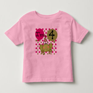Camiseta e presentes do aniversário do sapo