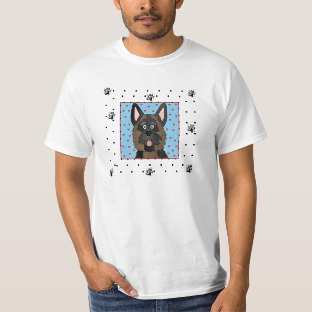 Camiseta e presentes do cão de german shepherd (Frente)