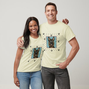 Camiseta e presentes do cão de german shepherd