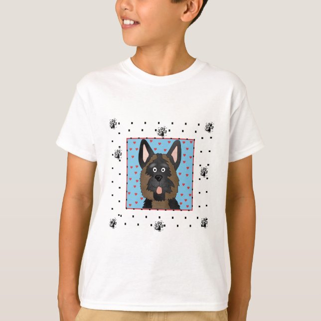 Camiseta e presentes do cão de german shepherd (Frente)