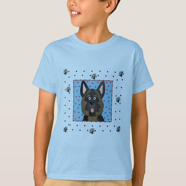 Camiseta e presentes do cão de german shepherd (Frente)