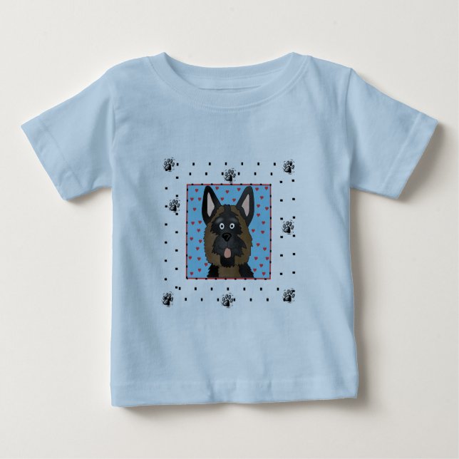 Camiseta e presentes do cão de german shepherd (Frente)