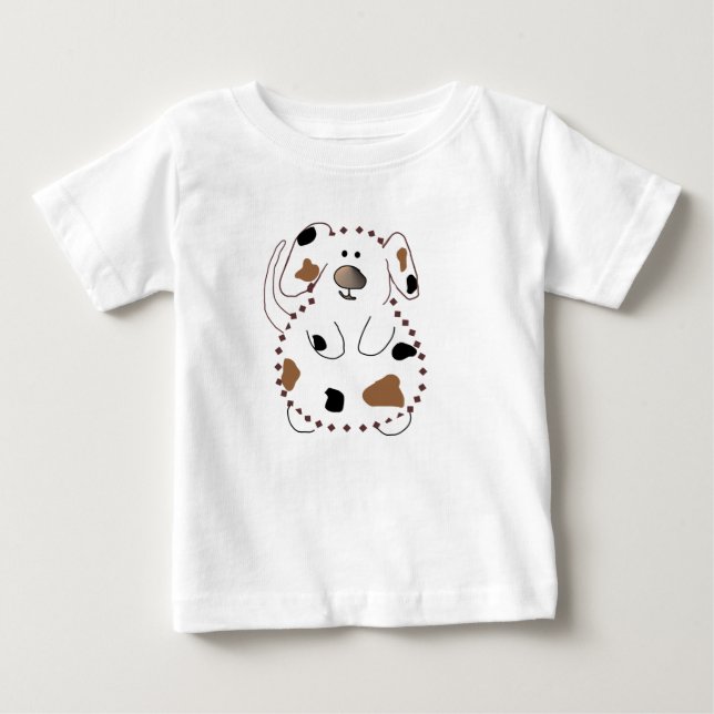 Camiseta e presentes do cão dos desenhos animados (Frente)