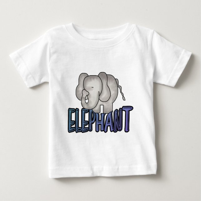 Camiseta e presentes do elefante (Frente)