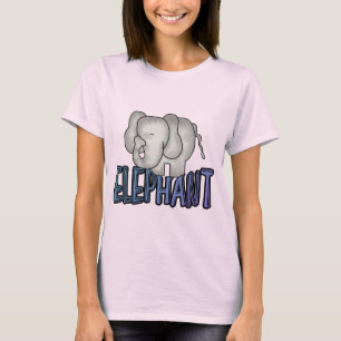 Camiseta e presentes do elefante