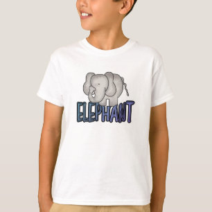 Camiseta e presentes do elefante