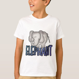 Camiseta e presentes do elefante