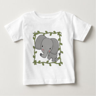 Camiseta e presentes do elefante do bebê