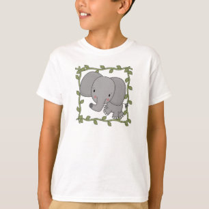 Camiseta e presentes do elefante do bebê