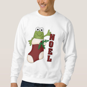 Camiseta e presentes do feriado de Noel do sapo