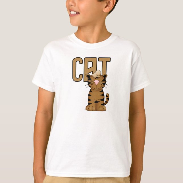 Camiseta e presentes do gato (Frente)