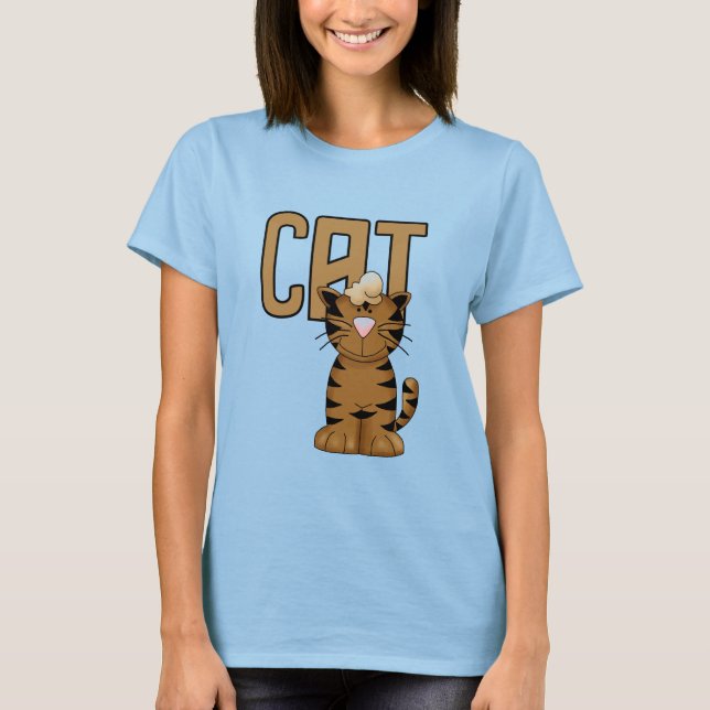 Camiseta e presentes do gato (Frente)