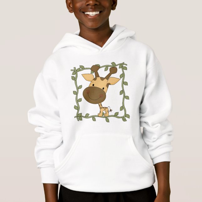Camiseta e presentes do girafa do bebê (Frente)