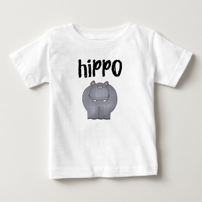 Camiseta e presentes do hipopótamo (Frente)