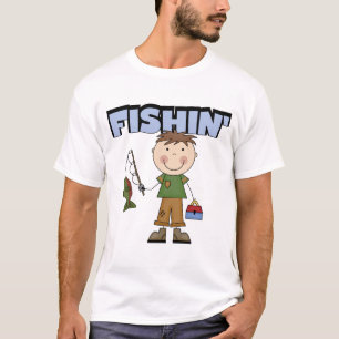 Camiseta e presentes do menino de Fishin