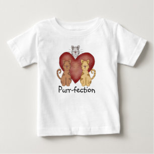 Camiseta e presentes do purr-fection dos gatos