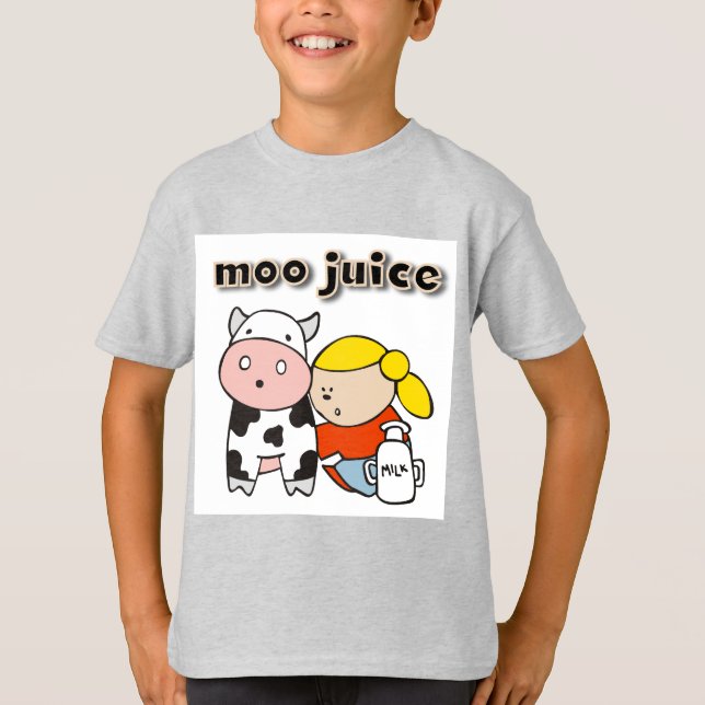 Camiseta e presentes do suco do MOO (Frente)
