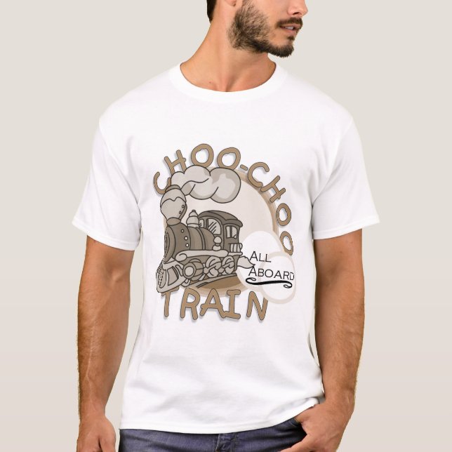 Camiseta e presentes do trem de Choo Choo (Frente)