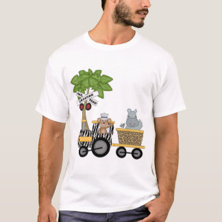 Camiseta e presentes do trem do macaco e do