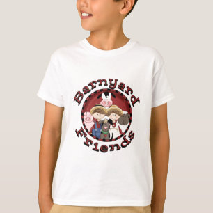 Camiseta e presentes dos amigos do Barnyard