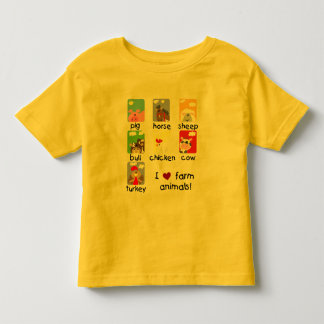 Camiseta e presentes dos animais de fazenda