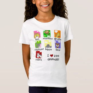Camiseta e presentes dos animais do jardim