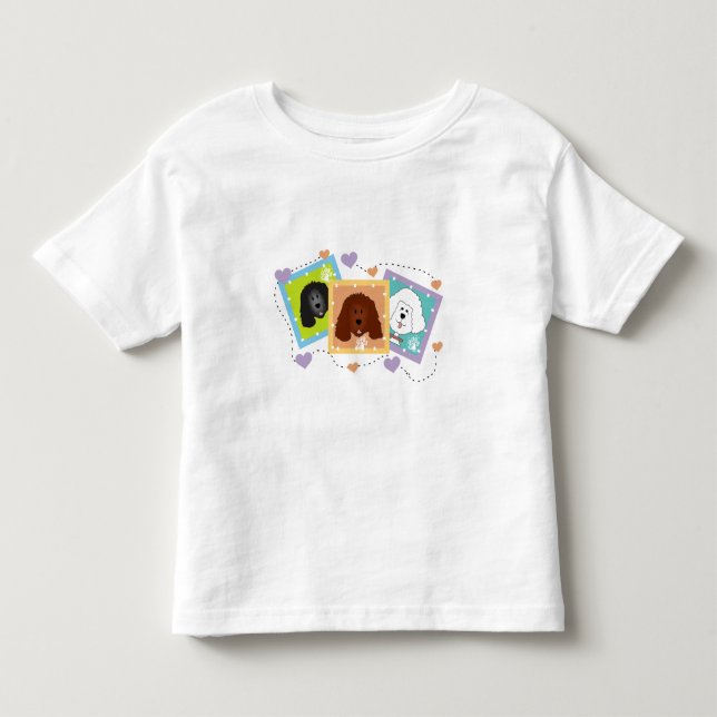 Camiseta e presentes dos retratos do cão (Frente)