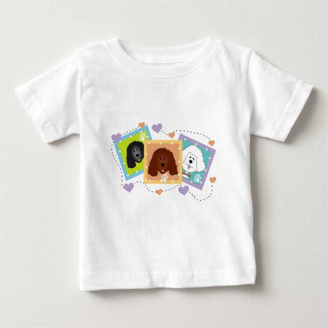 Camiseta e presentes dos retratos do cão (Frente)