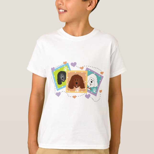 Camiseta e presentes dos retratos do cão (Frente)