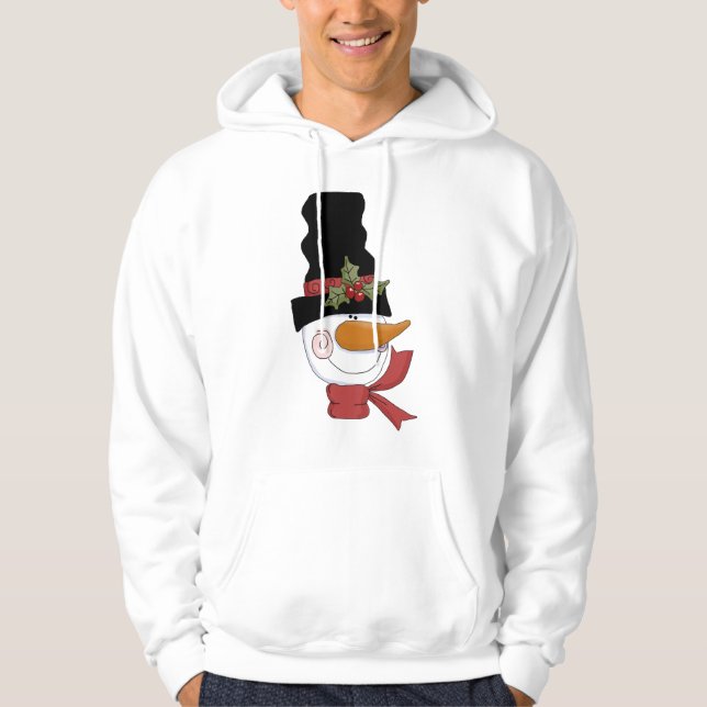 Camiseta e presentes felizes do boneco de neve (Frente)