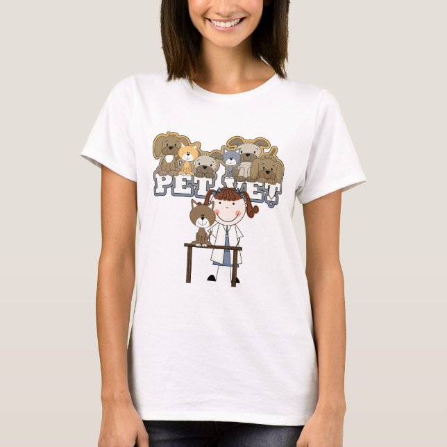 Camiseta e presentes fêmeas triguenhos do (Frente)
