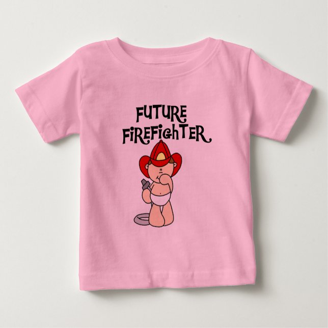 Camiseta e presentes futuros do sapador-bombeiro (Frente)