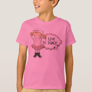 Camiseta e presentes louros do dançarino da menin