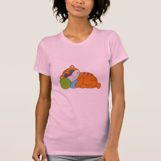 Camiseta e presentes Napping do gato