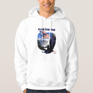 Camiseta e presentes orgulhosos do pai do exércit