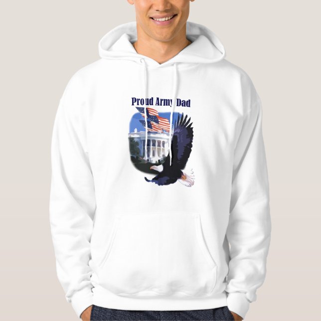 Camiseta e presentes orgulhosos do pai do exército (Frente)
