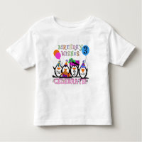 Camiseta e presentes parvos do aniversário de 3