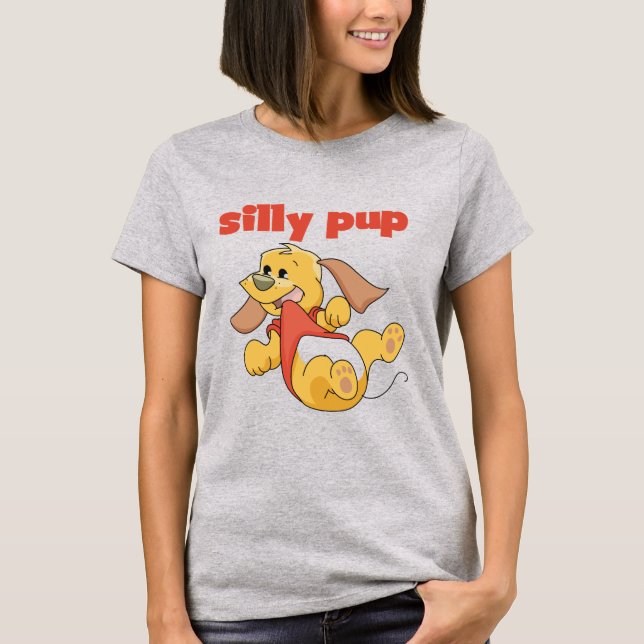 Camiseta e presentes parvos do filhote de cachorro (Frente)