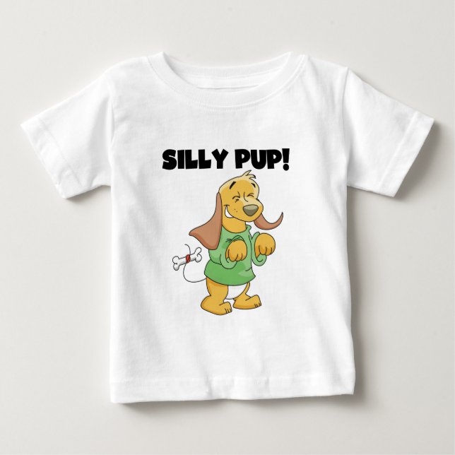 Camiseta e presentes parvos do filhote de cachorro (Frente)
