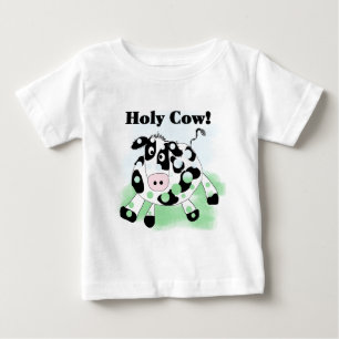 Camiseta e presentes santamente da vaca
