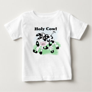 Camiseta e presentes santamente da vaca