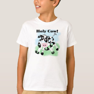 Camiseta e presentes santamente da vaca