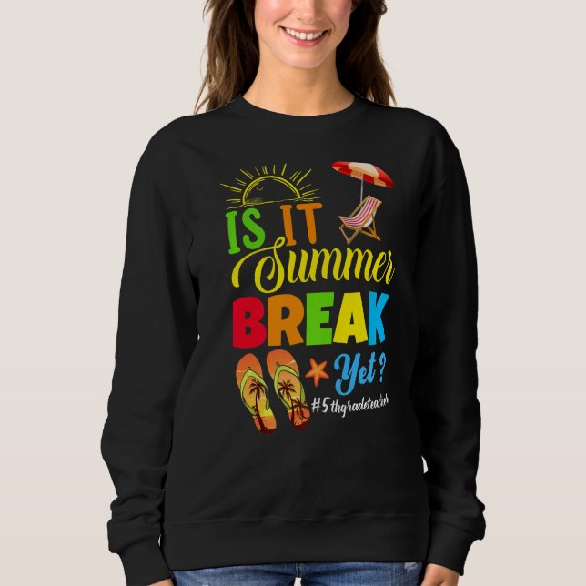 Camiseta É Professora Do 1º Ano Da Festa De Verão (Frente)