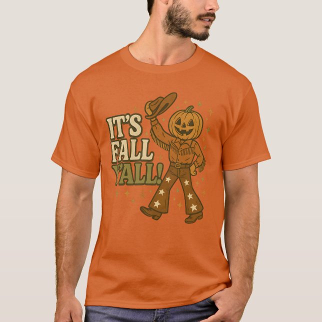Camiseta É Pumpkin de outono (Frente)